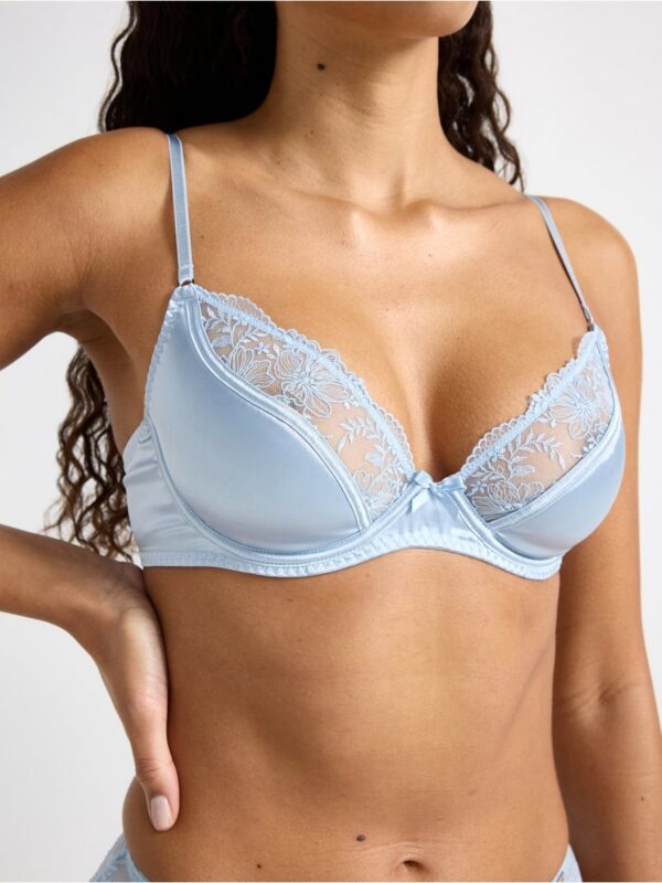 ella m –  t-shirt bra with lace - 3003991-7954