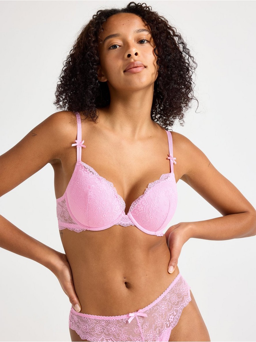 Brushalter – Malva push-up bra with lace
