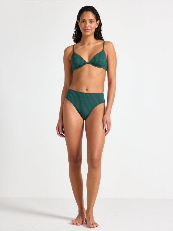 Unpadded bikini bra with underwire - 3004191-5128