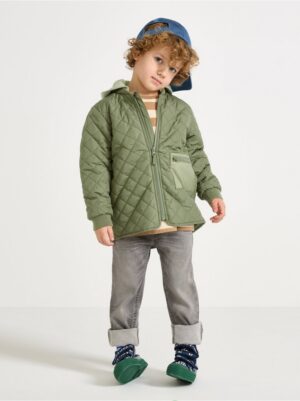 Padded jacket with hood - 3004198-7890