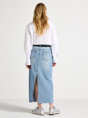 Midi skirt in denim - 3004205-791