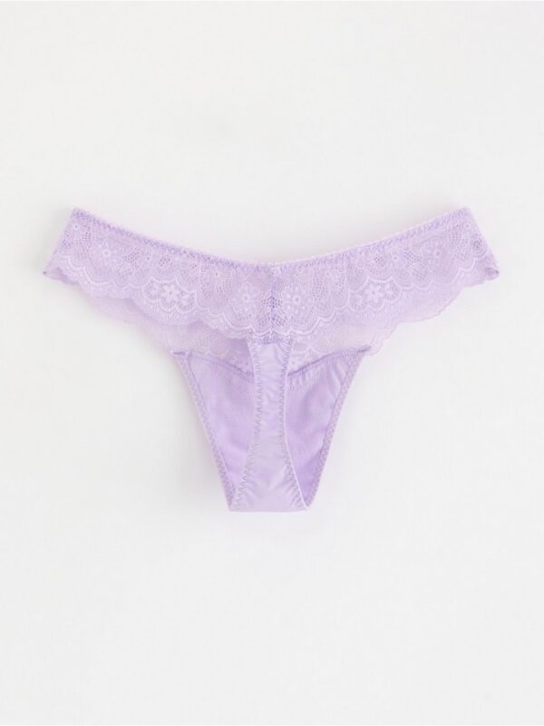 Thong with lace - 3004328-4813