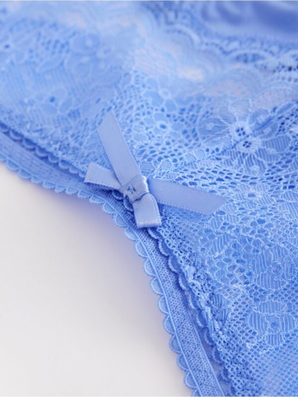 Thong with lace - 3004328-7859
