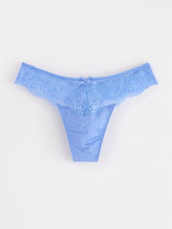 Thong with lace - 3004328-7859
