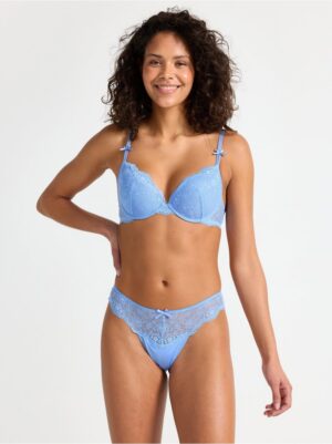 Thong with lace - 3004328-7859