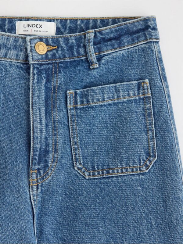 WIDE  jeans with high waist - 3004345-791