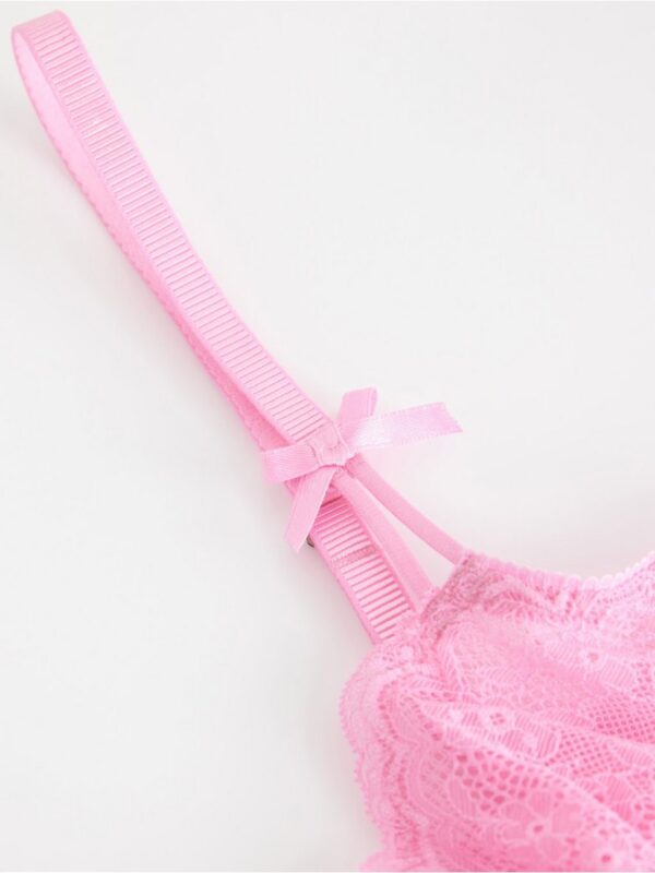 Unpadded bra with lace - 3004358-1097