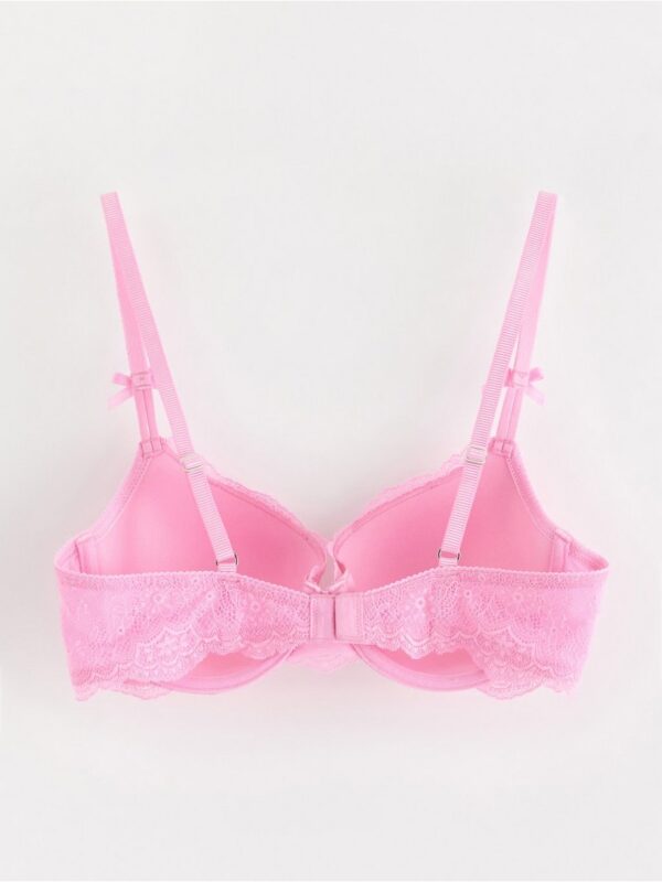 Lilja t-shirt bra with lace - 3004359-1097