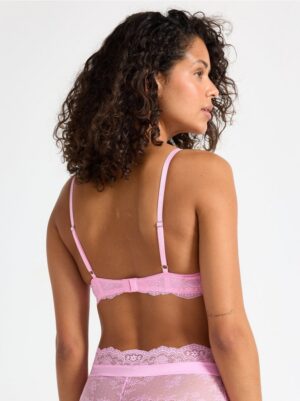 Lilja t-shirt bra with lace - 3004359-1097