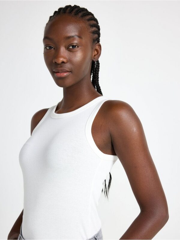 Ribbed tank top - 3004590-300