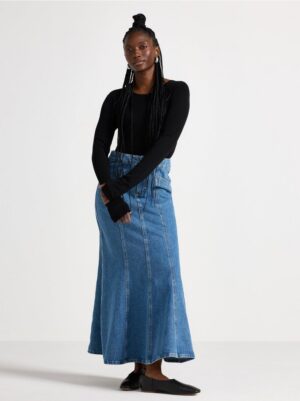 Long denim skirt - 3004649-791