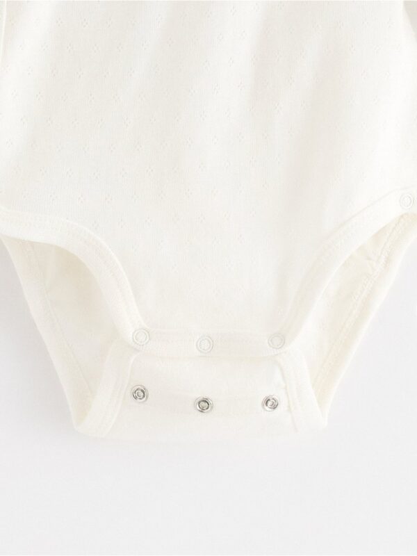 Wrap bodysuit in pointelle - 3004658-325