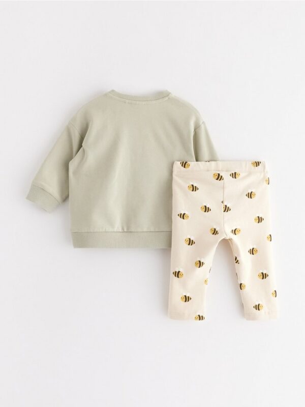 Set - sweatshirt and leggings - 3004676-8884