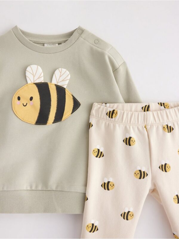 Set - sweatshirt and leggings - 3004676-8884