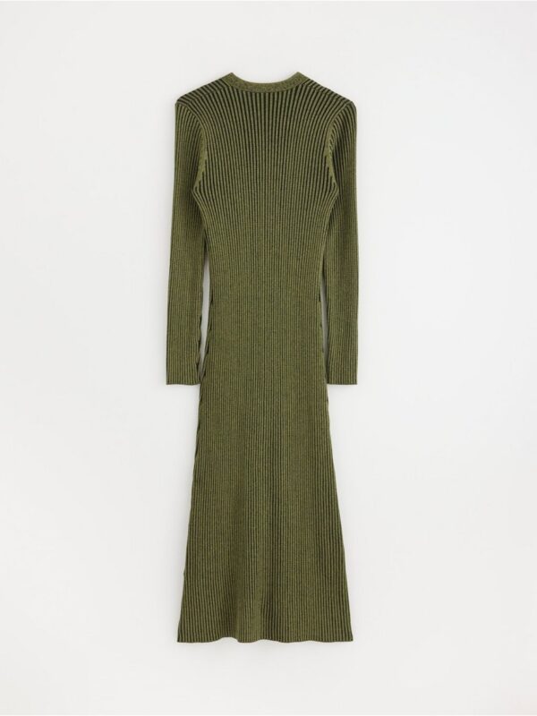 Ribbed midi dress - 3004713-9397