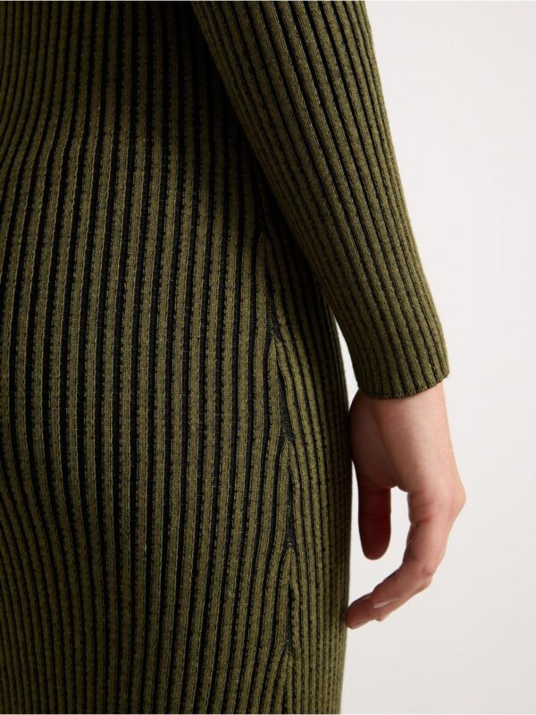 Ribbed midi dress - 3004713-9397