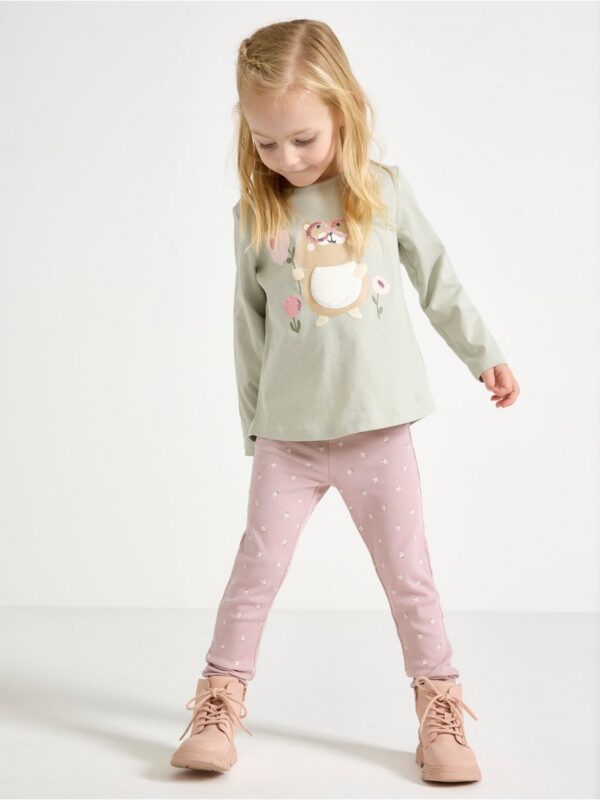 Ribbed leggings - 3004752-7736