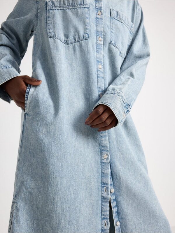 Shirt dress in denim - 3004786-791
