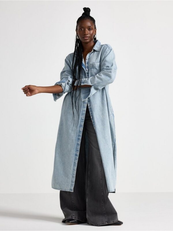 Shirt dress in denim - 3004786-791