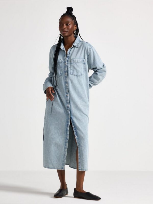 Shirt dress in denim - 3004786-791