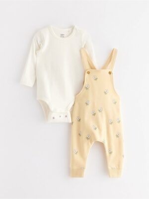 Set - bodysuit and dungarees - 3004827-1877