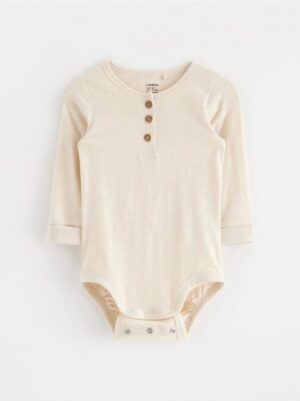 Bodysuit with henley collar - 3004905-1230