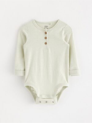 Bodysuit with henley collar - 3004905-1326