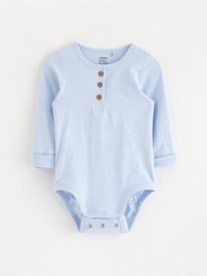 Bodysuit with henley collar - 3004905-1355