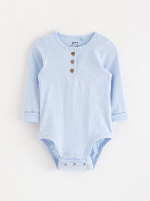 Bodysuit with henley collar - 3004905-1355