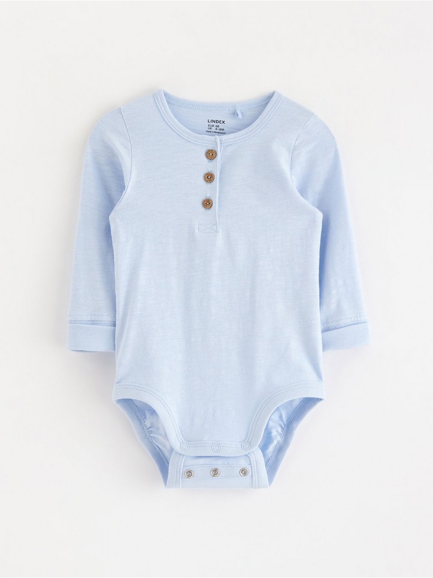 Bodi – Bodysuit with henley collar