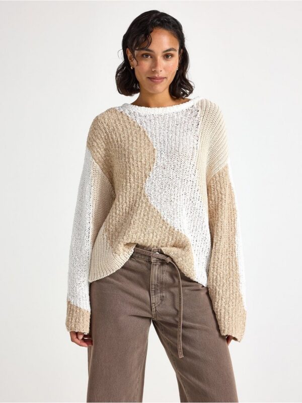 Knitted jumper - 3005076-9609