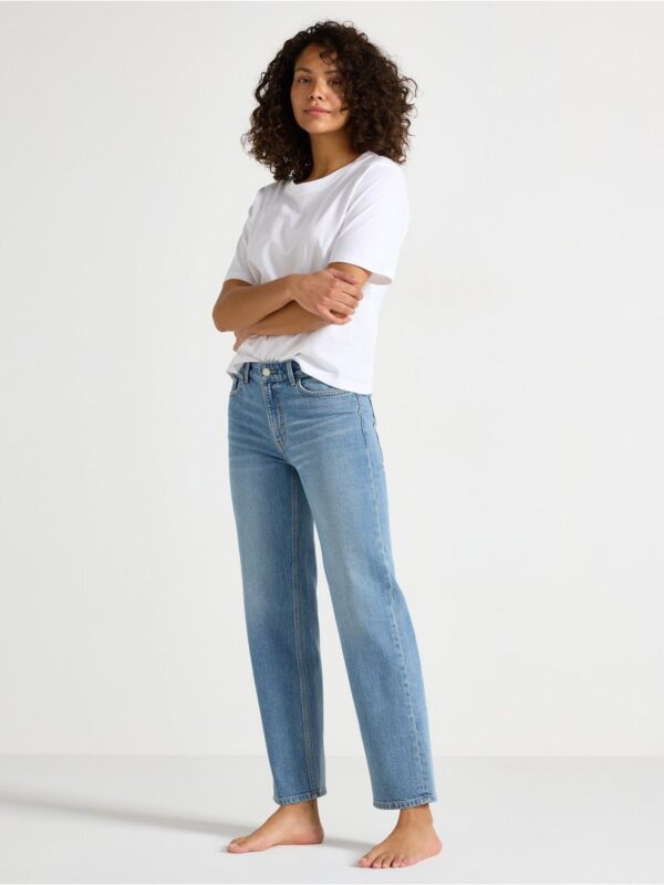 STRAIGHT Nea cropped  jeans with light stretch - 3005107-766