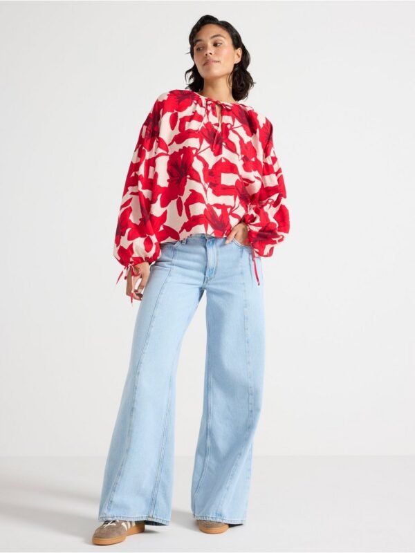 Long-sleeved blouse - 3005262-9873