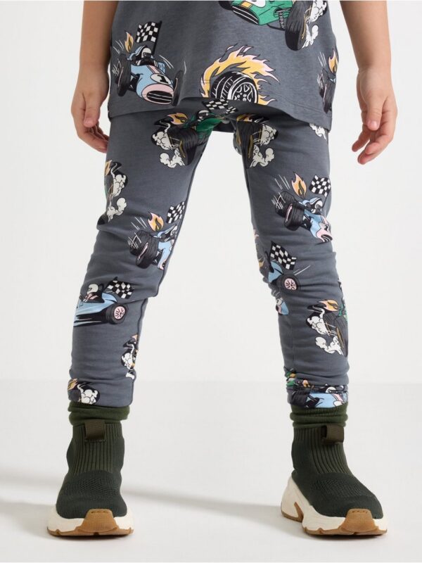 Leggings with brushed inside - 3005376-2498