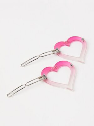 2-pack  hair clips - 3005970-7754