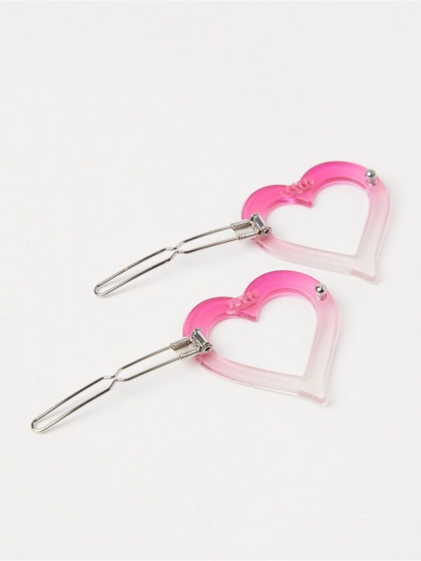 2-pack  hair clips - 3005970-7754