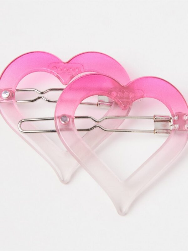 2-pack  hair clips - 3005970-7754