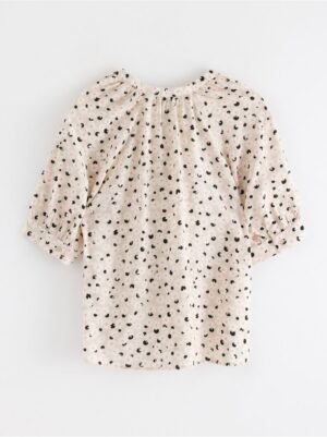 Short-sleeved blouse - 3006022-9419
