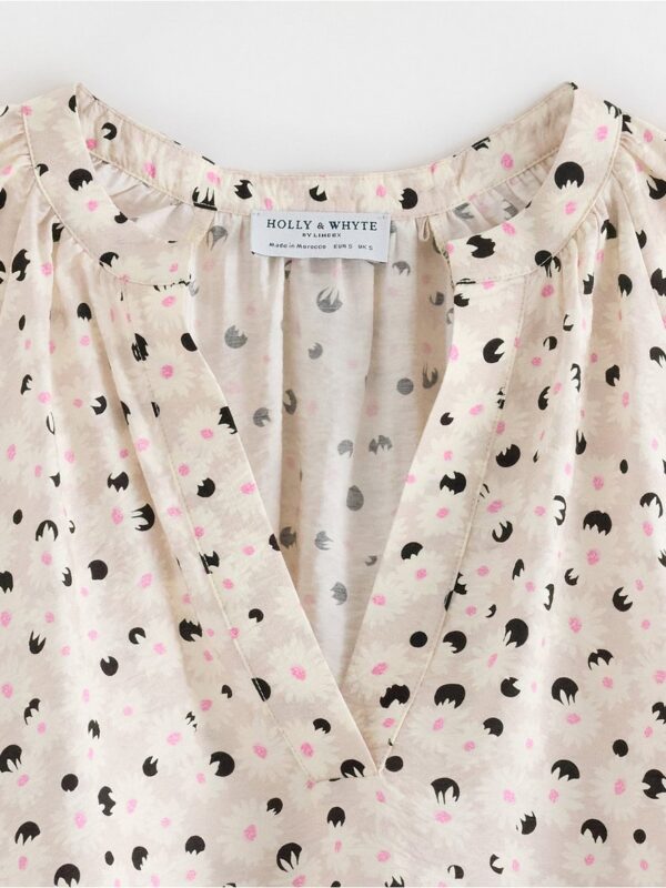 Short-sleeved blouse - 3006022-9419