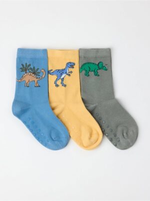 3-pack  socks with anti-slip - 3006110-4138