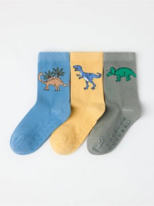 3-pack  socks with anti-slip - 3006110-4138