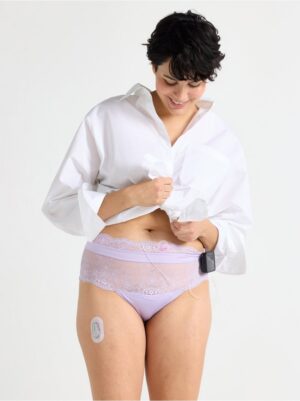 Brazilian briefs with lace - 3006170-4813