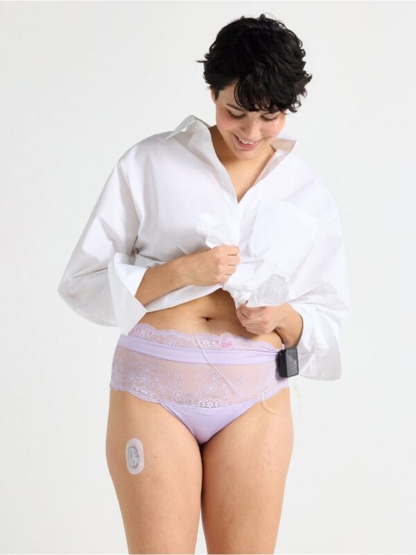 Brazilian briefs with lace - 3006170-4813