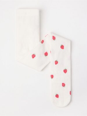 Tights with strawberries - 3006374-300
