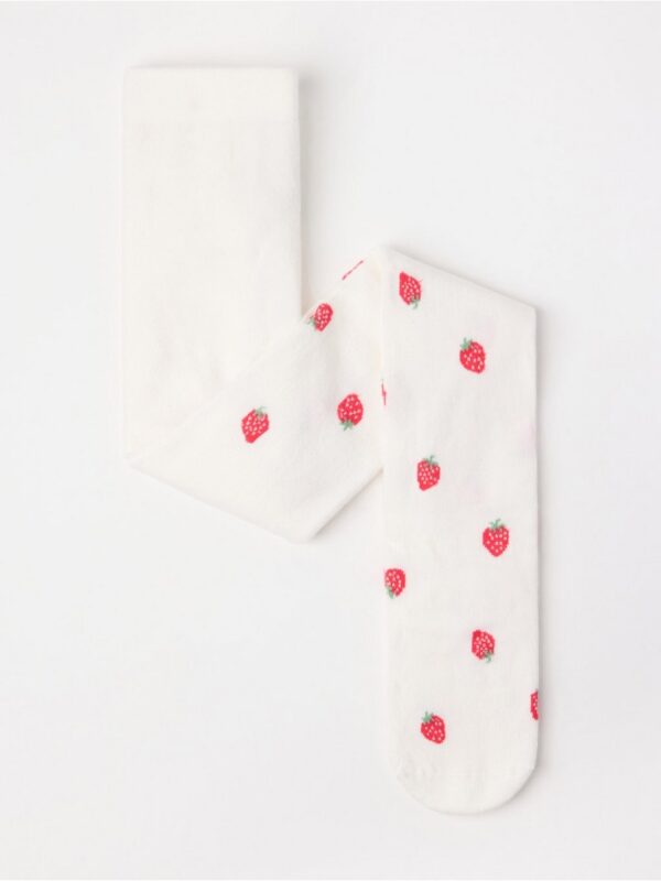Tights with strawberries - 3006374-300