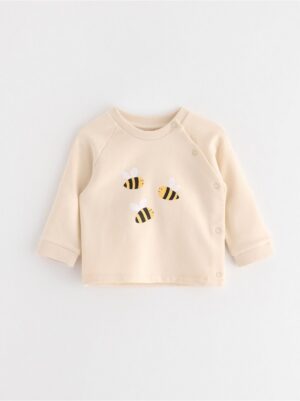 Long-sleeved sweatshirt with brushed inside - 3006791-1230