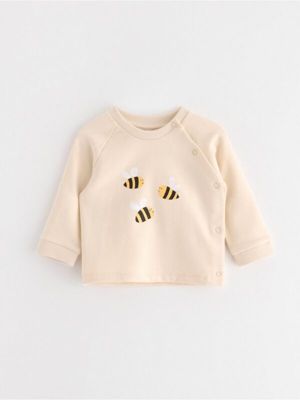 Long-sleeved sweatshirt with brushed inside - 3006791-1230