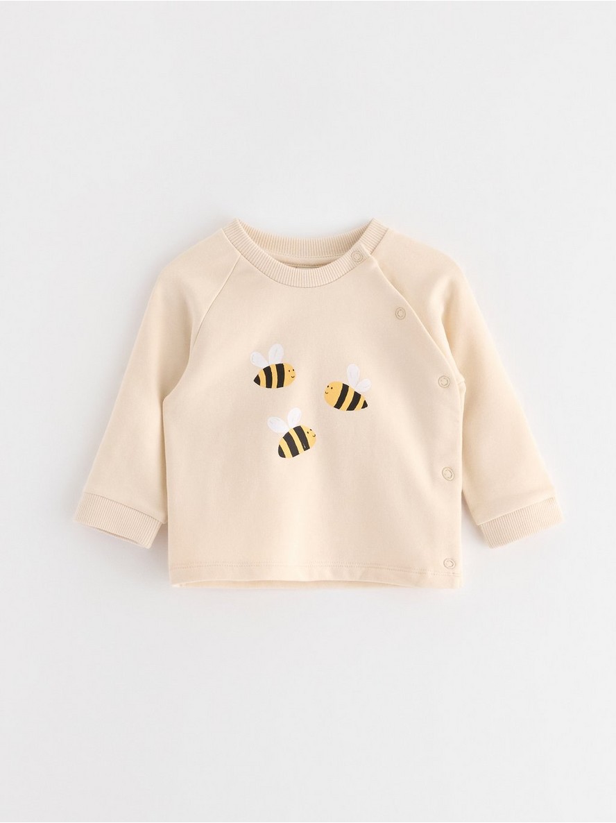 Dukserica – Long-sleeved sweatshirt with brushed inside