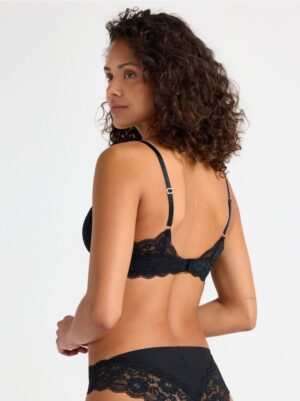 Lilja t-shirt bra with lace - 7775946-80