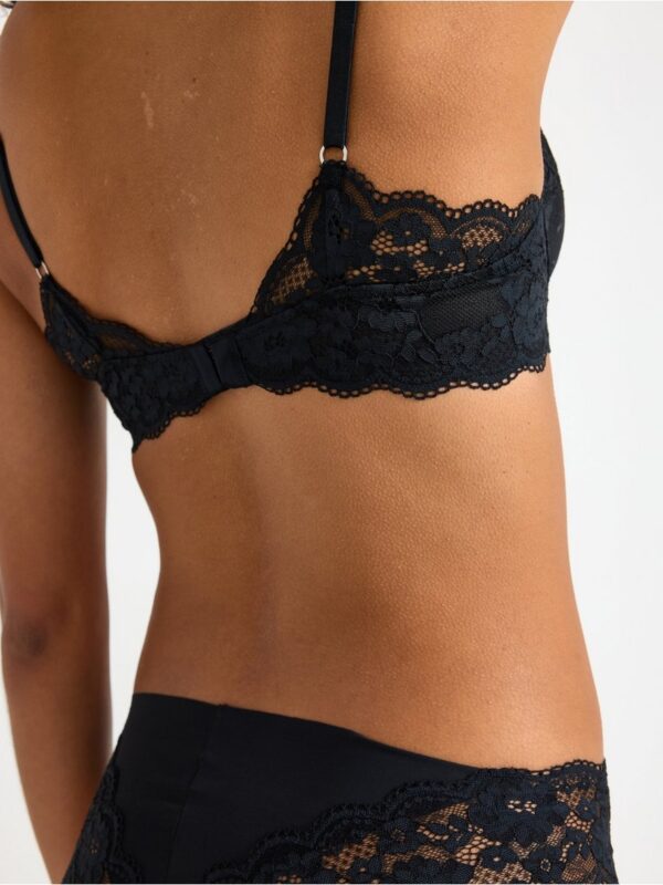 Lilja t-shirt bra with lace - 7775946-80